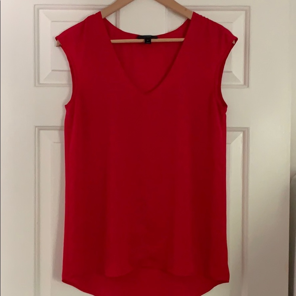 J. Crew Red Drapey Tank Top size 0